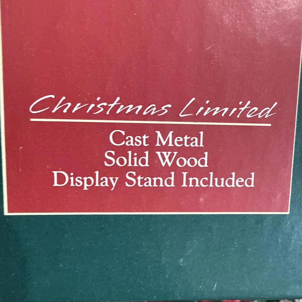 VTG Hallmark Christmas Express Train Ornament Steam Locomotive Limited Edition - Picture 7 of 10